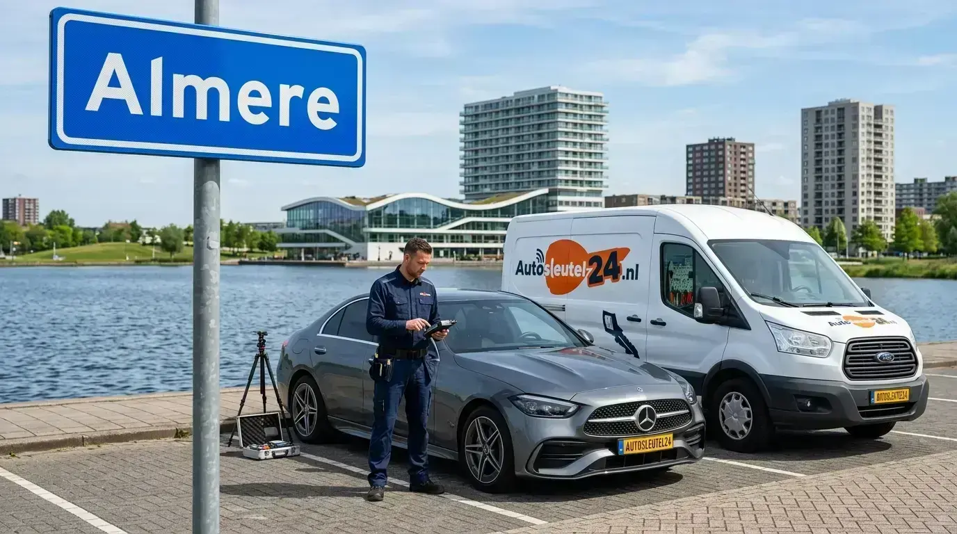 Autosleutel bijmaken Almere - 24/7 service op locatie