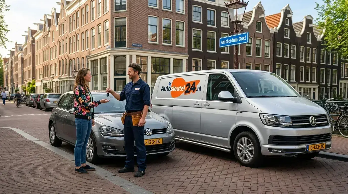 Autosleutel bijmaken Amsterdam Oost - 24/7 service op locatie