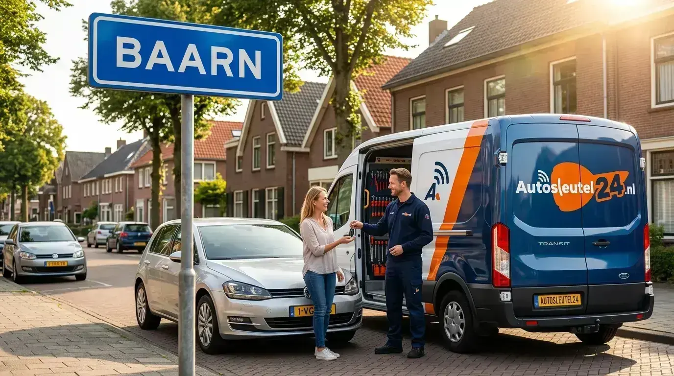 Autosleutel bijmaken Baarn - 24/7 service op locatie