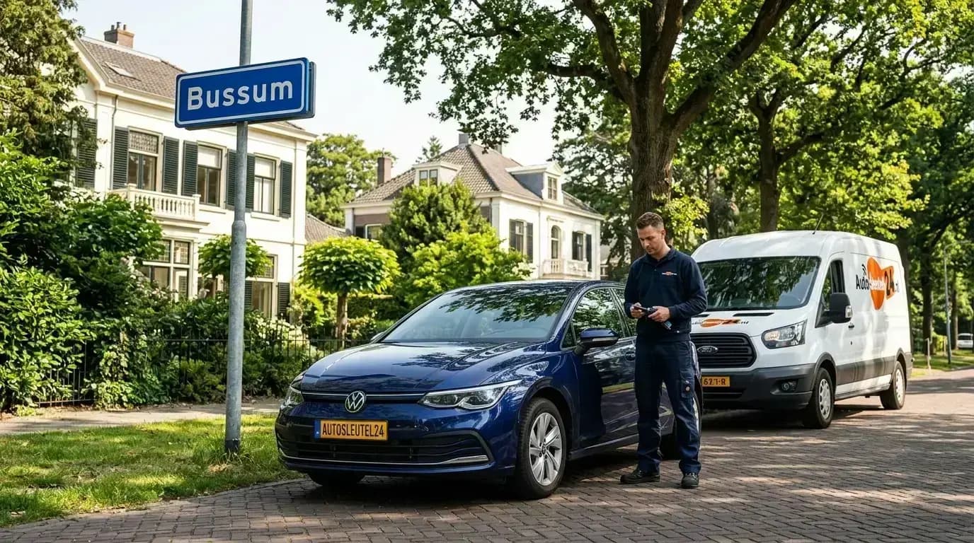 Autosleutel bijmaken Bussum - 24/7 service op locatie
