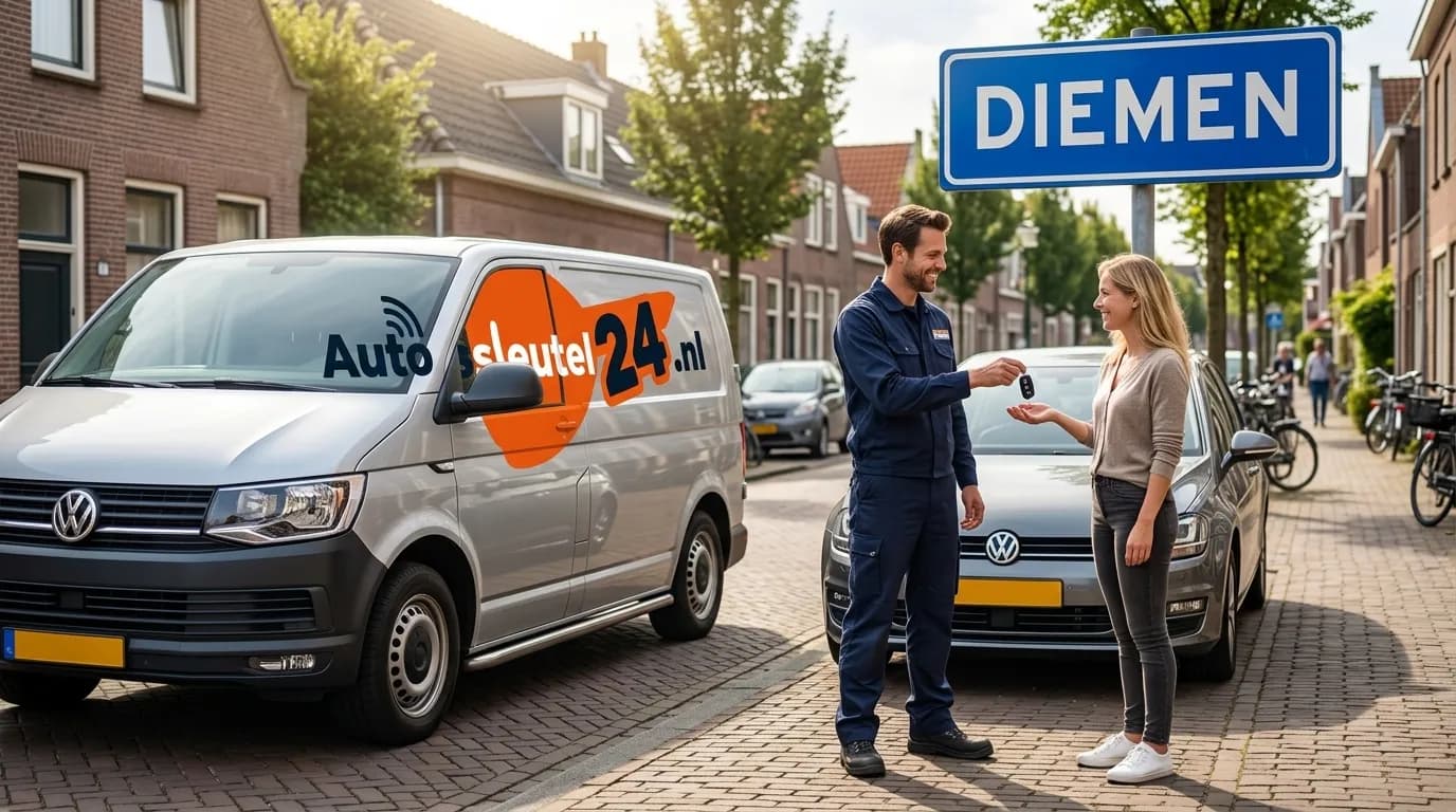 Autosleutel bijmaken Diemen - 24/7 service op locatie