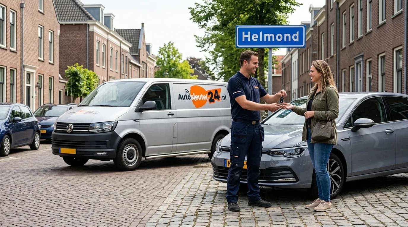 Autosleutel bijmaken Helmond - 24/7 service op locatie