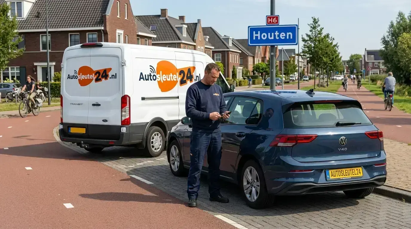 Autosleutel bijmaken Houten - 24/7 service op locatie