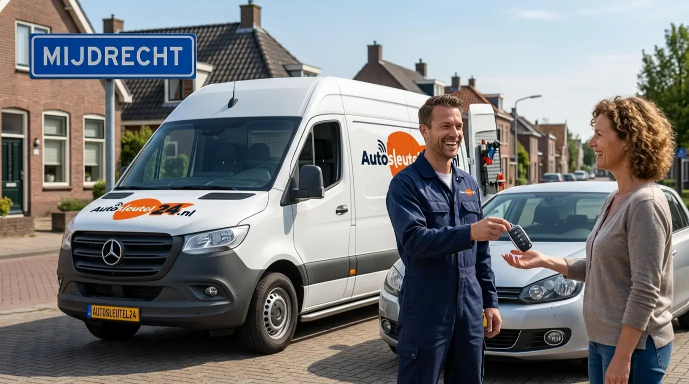 Autosleutel bijmaken Mijdrecht - 24/7 service op locatie