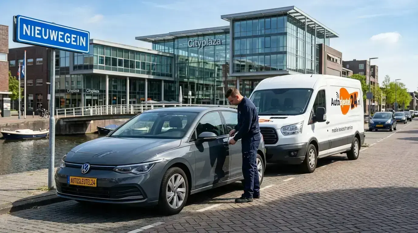 Nieuwe autosleutel bijmaken en inleren op locatie in Nieuwegein