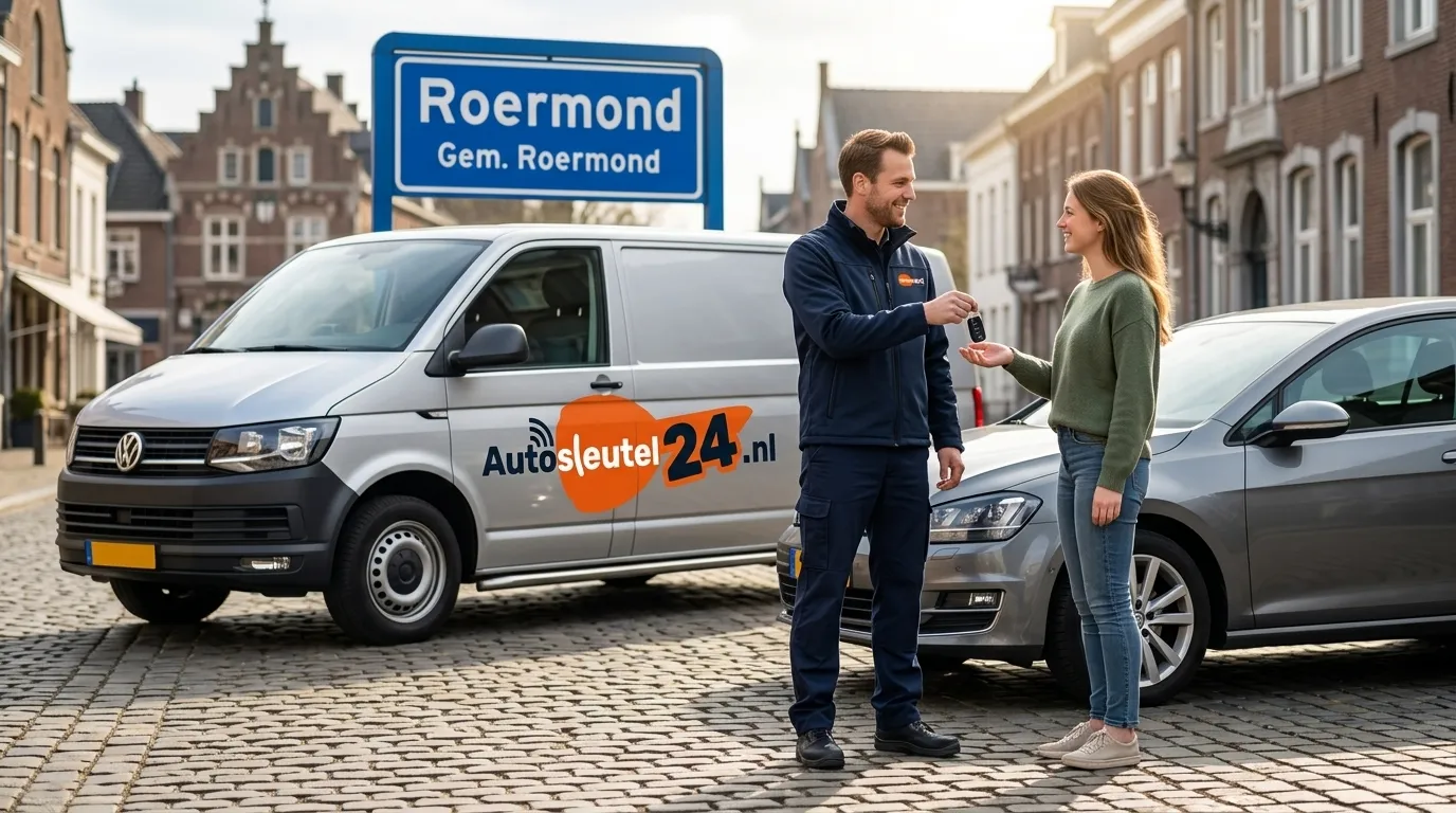 Autosleutel bijmaken Roermond - 24/7 service op locatie