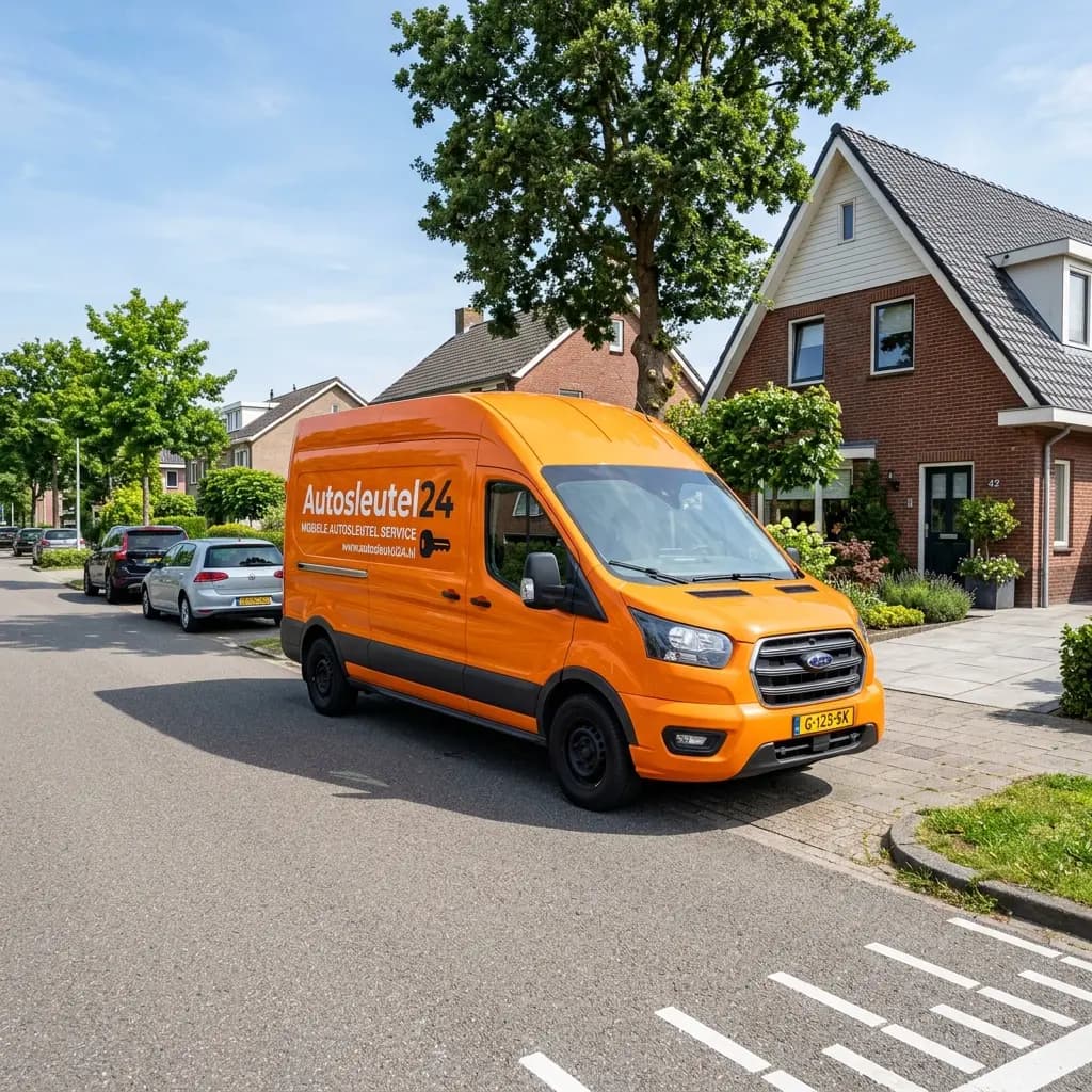 Mobiele servicebus voor sleutelservice aan wagenparken en verhuurbedrijven