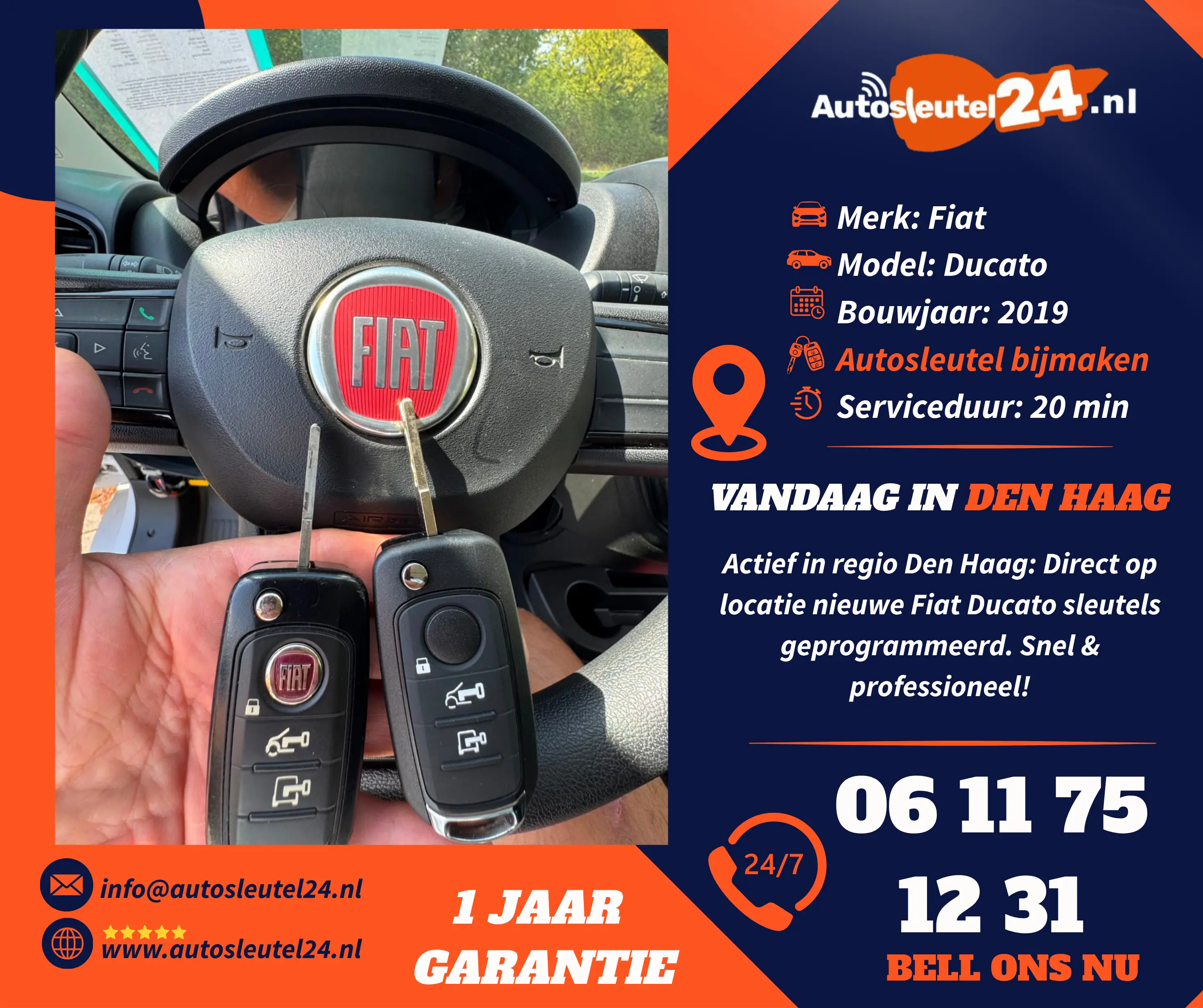 Fiat Autosleutel Bijmaken Rotterdam 3