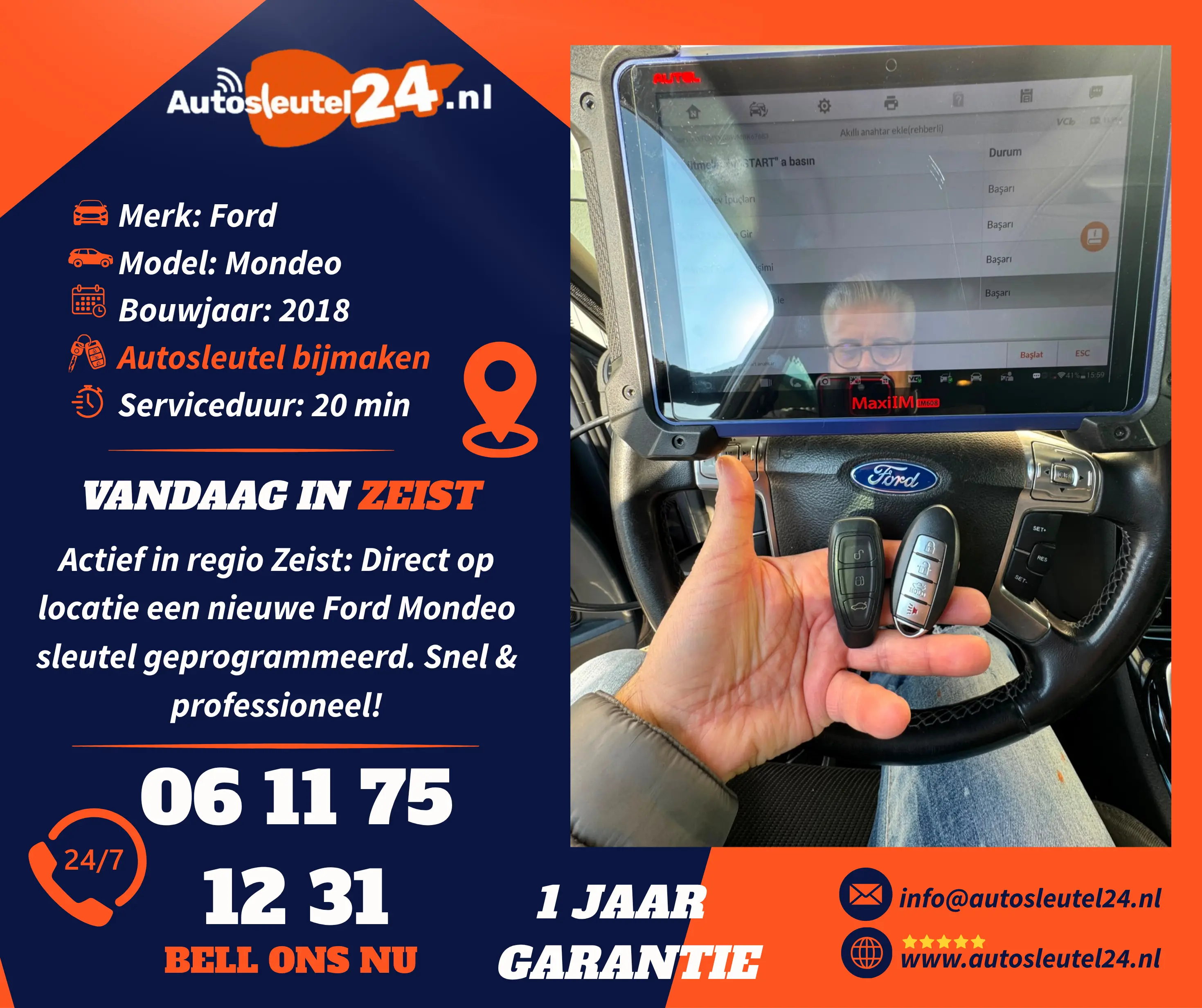 Ford Autosleutel Bijmaken Den Haag 2