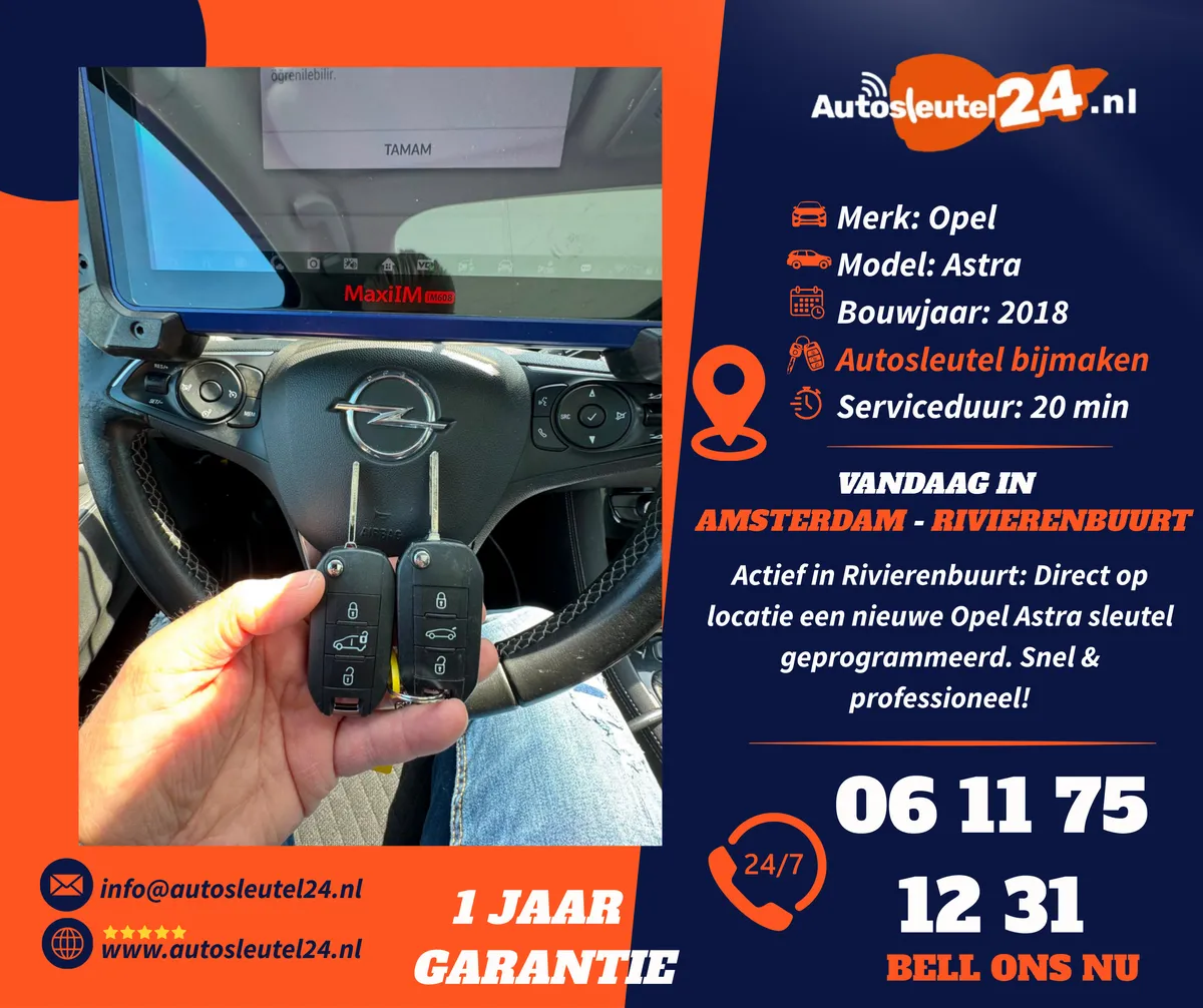 Opel autosleutel bijmaken