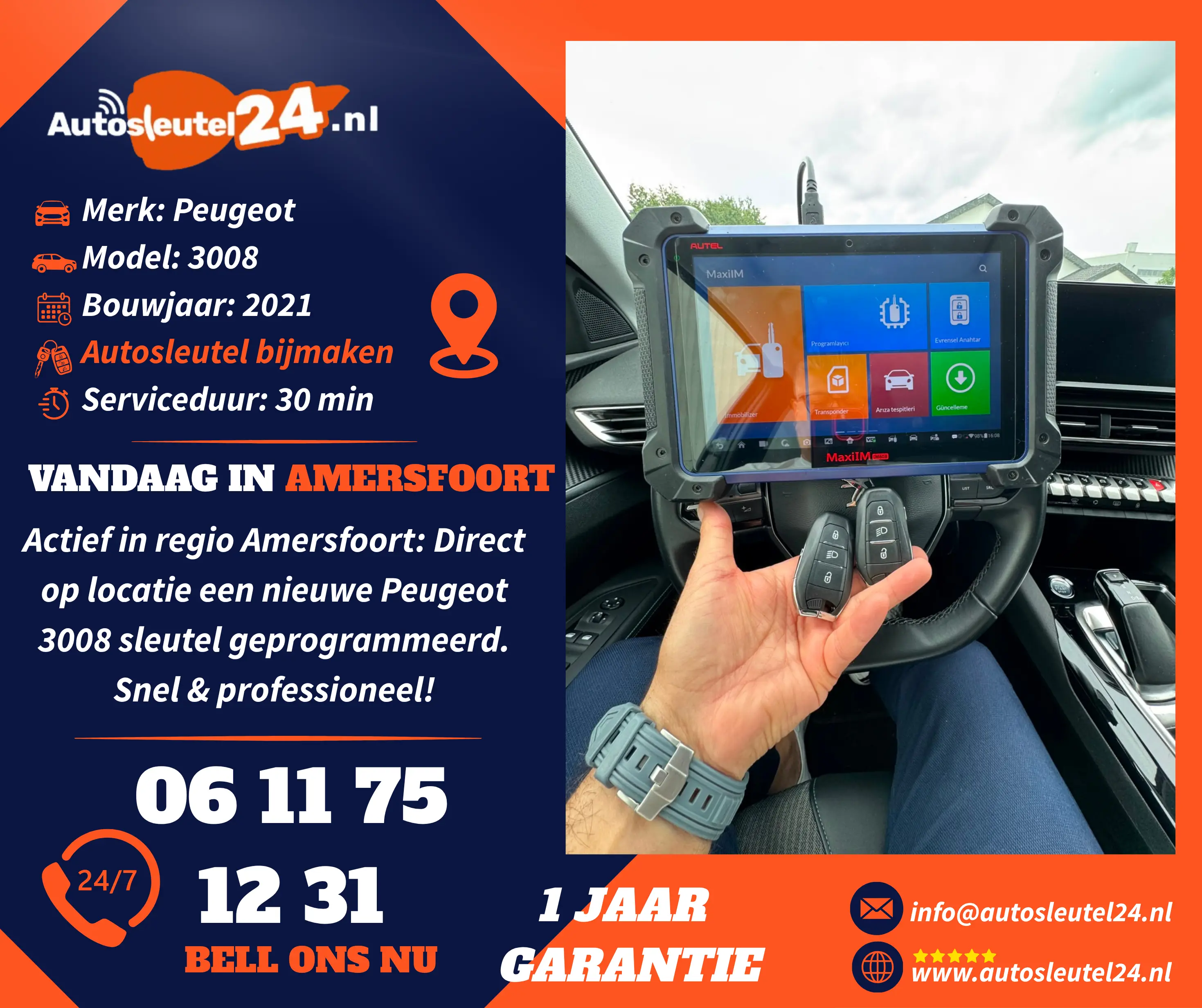 Peugeot Autosleutel Bijmaken Den Haag 1