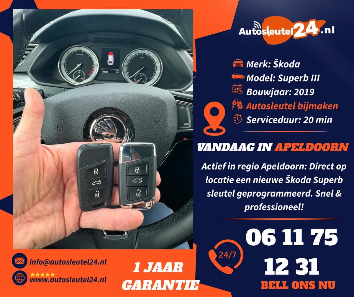 Skoda autosleutel bijmaken