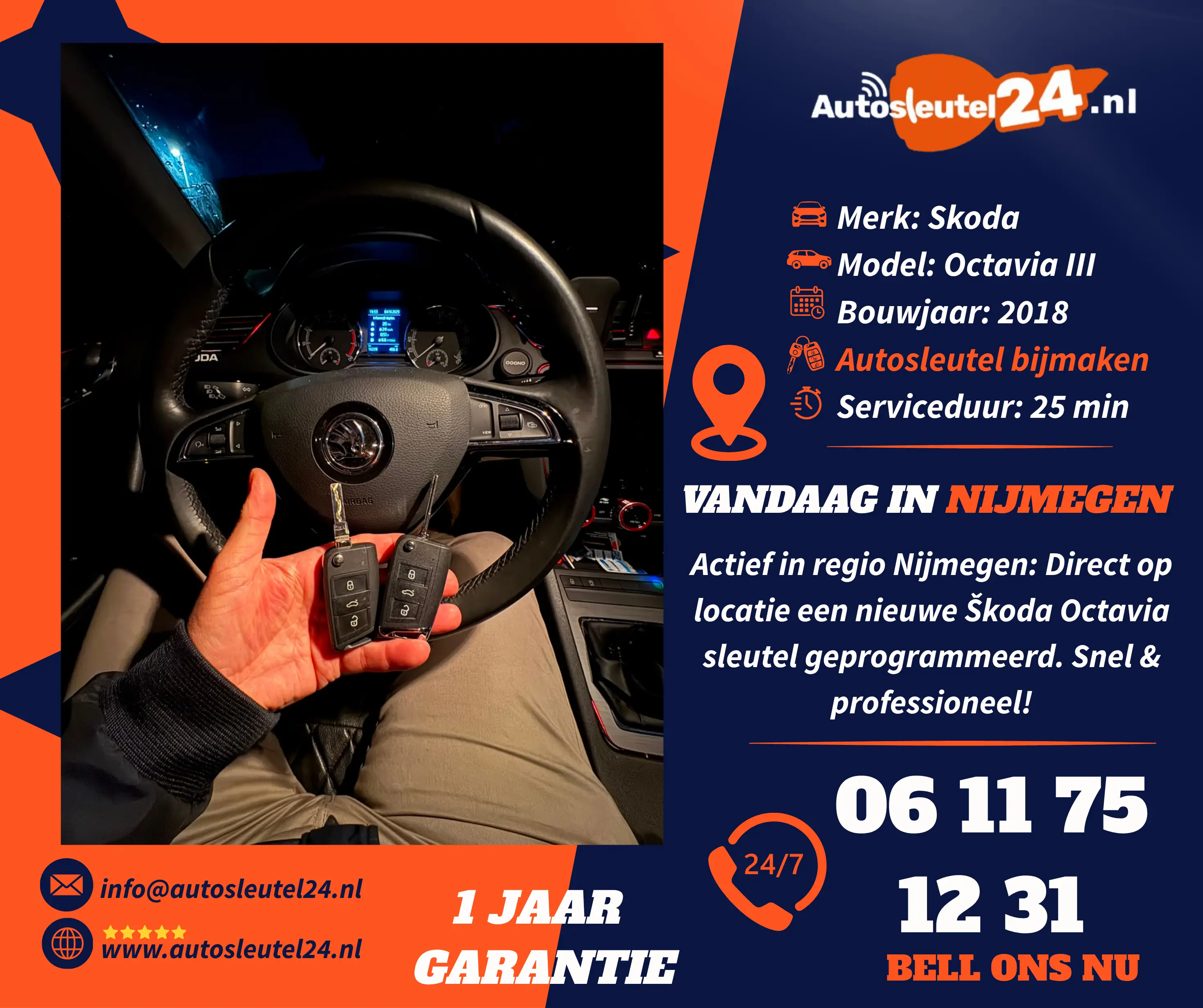 Skoda Autosleutel Bijmaken Utrecht 1