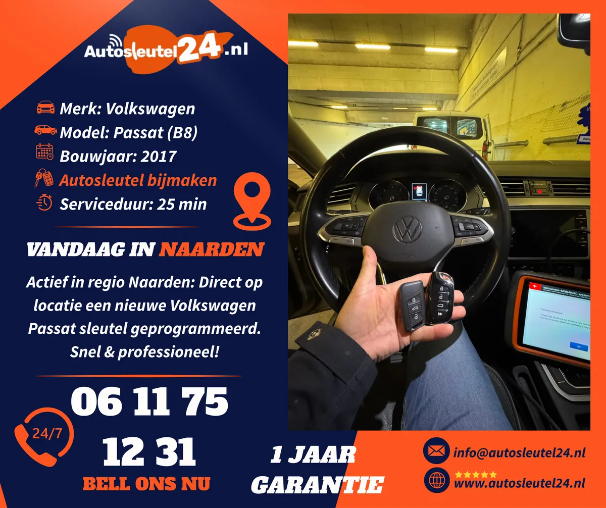 Volkswagen autosleutel bijmaken