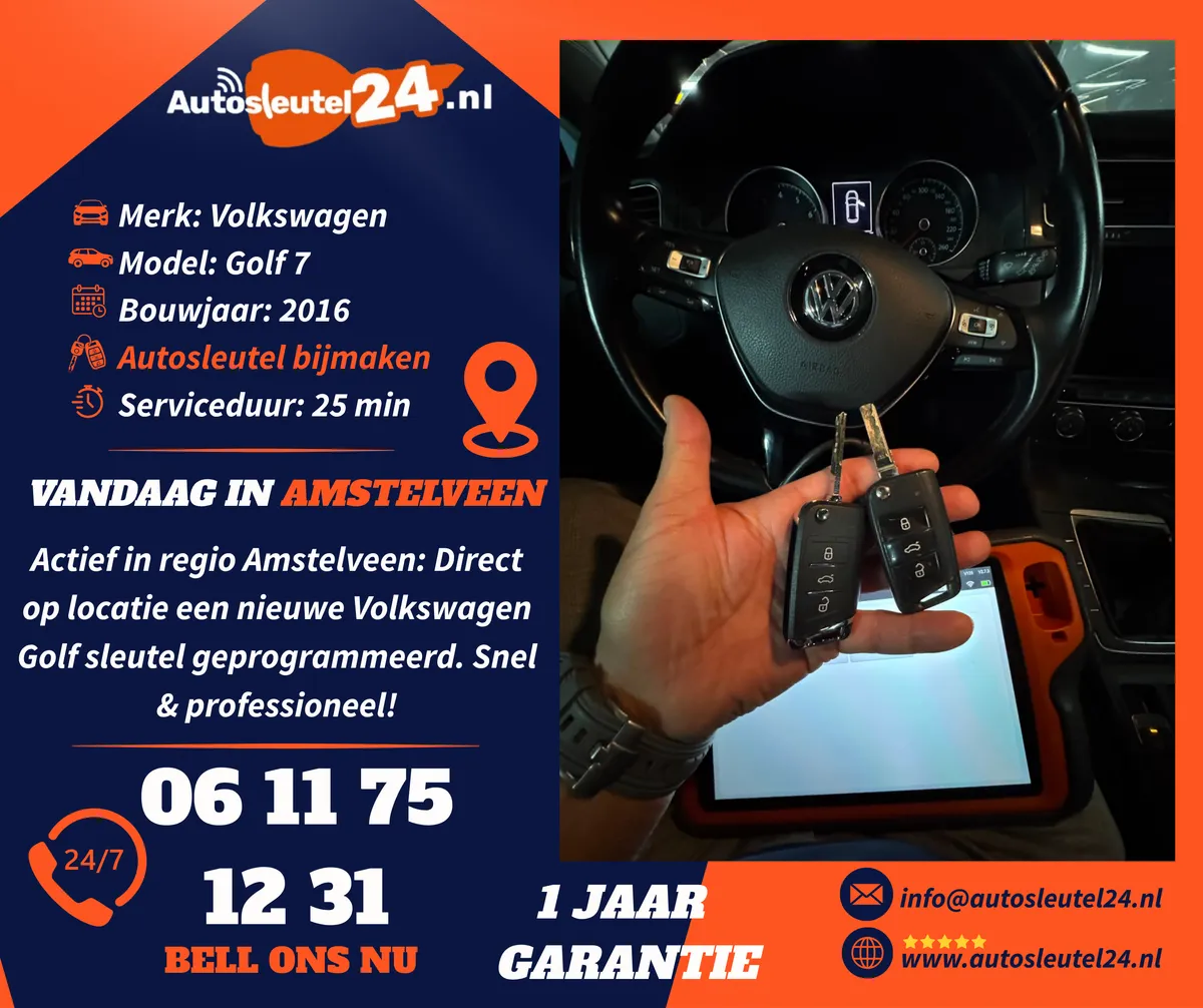 Volkswagen autosleutel bijmaken