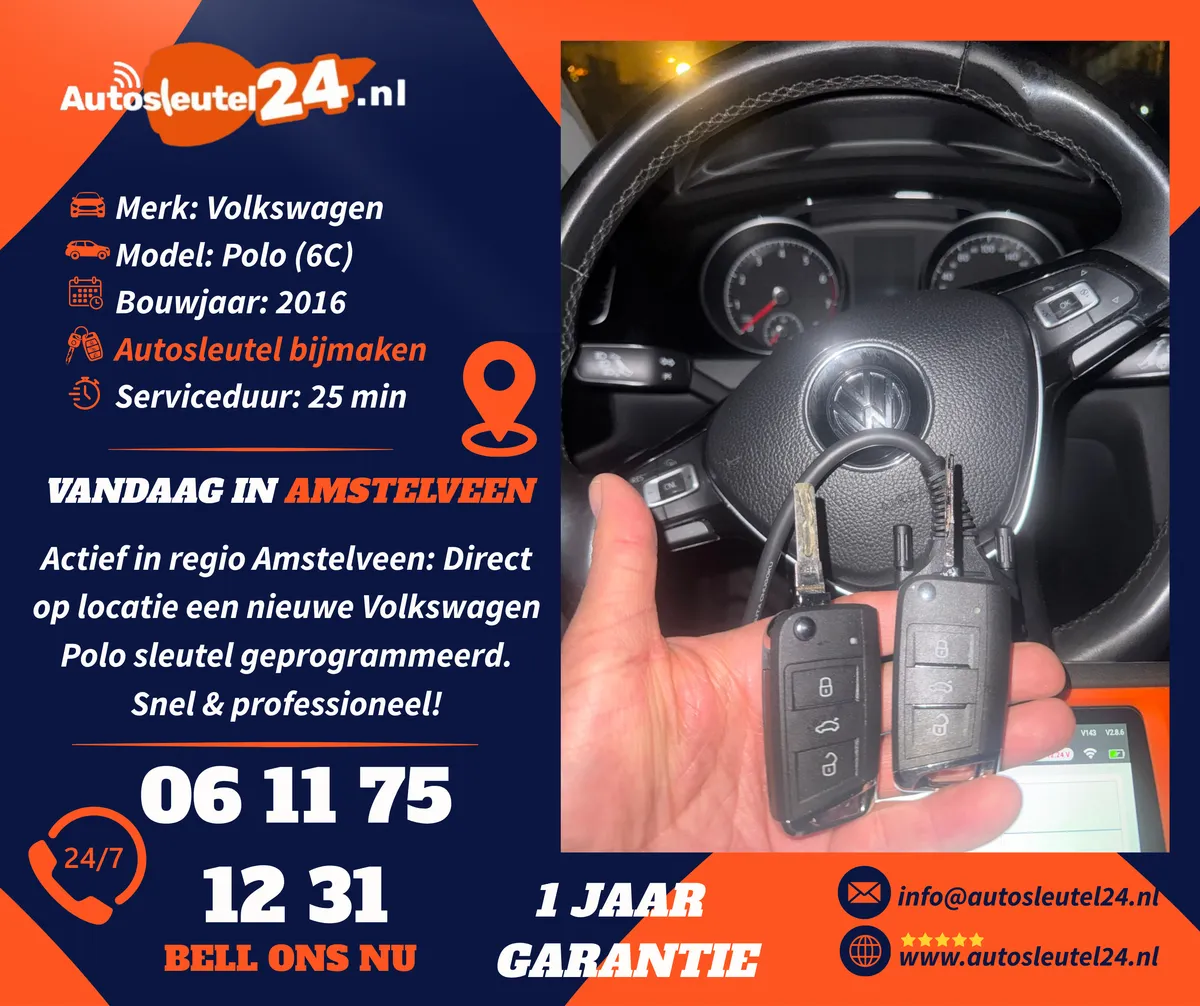 Volkswagen Autosleutel Bijmaken C05d49