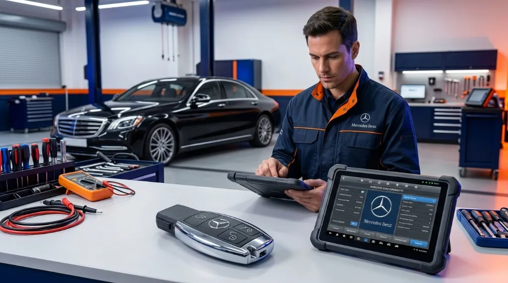Mercedes-Benz autosleutel bijmaken en programmeren