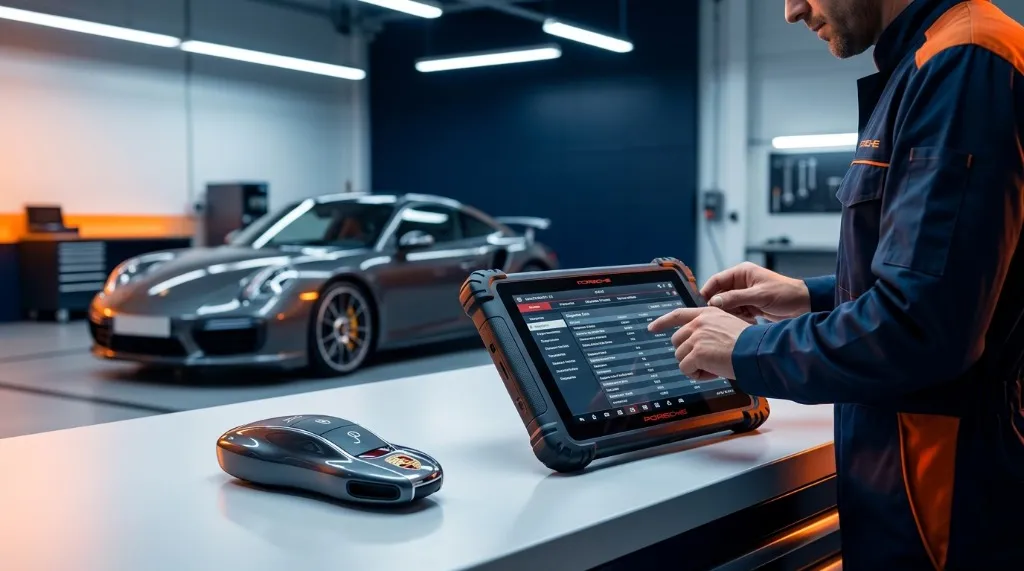 Porsche autosleutel bijmaken en programmeren