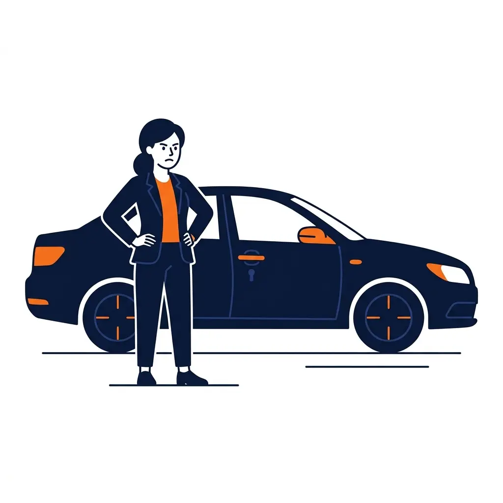 Sleutel in auto laten liggen