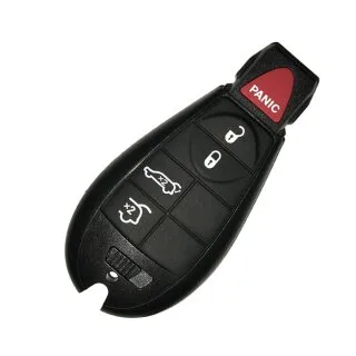 Autosleutel met afstandsbediening geschikt voor Chrysler – 4 knoppen – 433 MHz (10YR1CH)