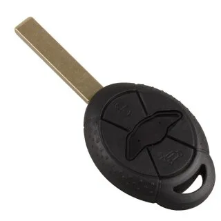 Sleutelbehuizing geschikt voor Mini Cooper, Clubman, Cabrio – 3 knoppen (02RC1MC)