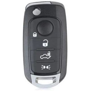 Klapsleutel behuizing geschikt voor Fiat 500X, Egea, Tipo – 4 knoppen (29RC1FI)