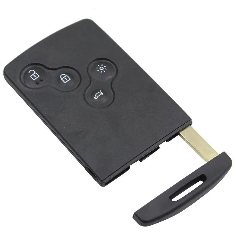 Smart key (keyless) geschikt voor Renault Megane III, Fluence, Scenic III, Latitude – 4 knoppen – 433 MHz (EAR143IRN)