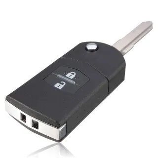 Klapsleutel behuizing geschikt voor Mazda 5, 6, CX-7, 2 e.a. – 2 knoppen (02RC1MA)