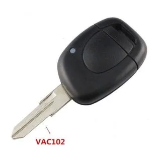 Autosleutel met afstandsbediening geschikt voor Renault Megane, Clio, Kangoo en Dacia – 1 knop – 433 MHz (10R1RN)
