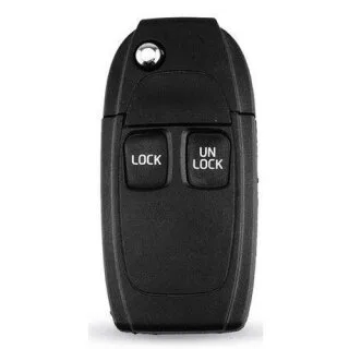 Klapsleutel behuizing geschikt voor Volvo S40, V40, S60, S80 e.a. – 2 knoppen (03LRC1VO)