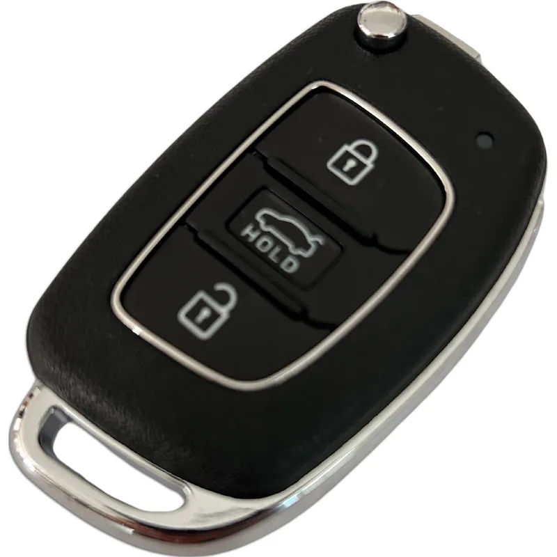 Klapsleutel met afstandsbediening geschikt voor Hyundai Elantra, Santa Fe, Sonata en Kia – 3 knoppen – 433 MHz (58R1HY)