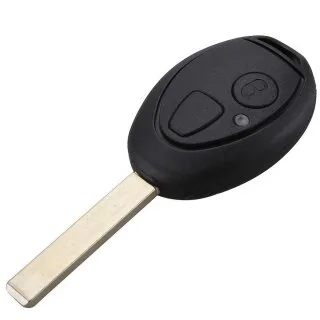 Sleutelbehuizing geschikt voor Mini Cooper, Cabrio, Clubman, One – 2 knoppen (01RC1MC)