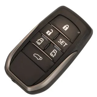 Smart key behuizing geschikt voor Toyota Alphard – 6 knoppen (13YRC1TO)