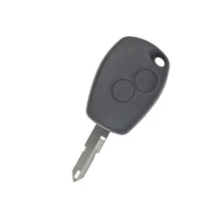 Autosleutel met afstandsbediening geschikt voor Renault Kangoo, Trafic, Master, Clio e.a. en Dacia – 2 knoppen – 433 MHz (08R1RN)