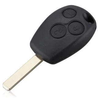 Sleutelbehuizing geschikt voor Renault Clio III, Kangoo III, Modus – 3 knoppen (06RC1RN)