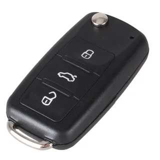 Klapsleutel behuizing geschikt voor Volkswagen Touareg, Tiguan, Golf – 3 knoppen (03RC1VV)
