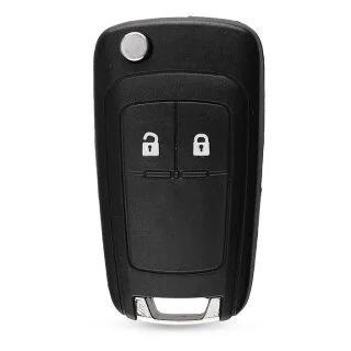 Klapsleutel met afstandsbediening geschikt voor Opel Astra J, Insignia, Adam, Zafira C e.a. en Chevrolet – 2 knoppen – 433 MHz (EAR110IOP)