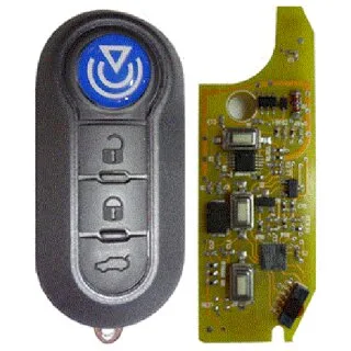 Klapsleutel met afstandsbediening geschikt voor Fiat Grande Punto, 500L en Citroën – 3 knoppen – 433 MHz (EAR107IFI)