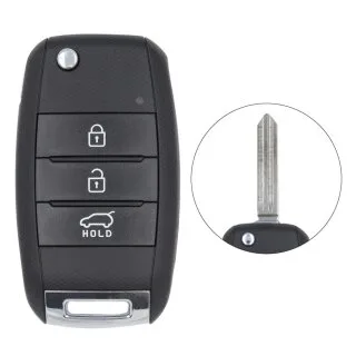 Klapsleutel behuizing geschikt voor Hyundai Tucson en Kia – 3 knoppen (16RC1HY)