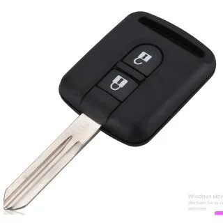 Sleutelbehuizing geschikt voor Nissan Terrano, Note, Primera, X-Trail e.a. – 2 knoppen (03RC1NI)