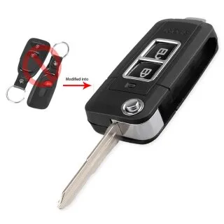 Klapsleutel behuizing geschikt voor Kia – 2 knoppen (03RC1KI)