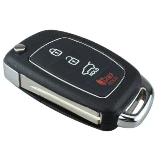 Klapsleutel behuizing geschikt voor Hyundai i20, ix35, i10, i40 e.a. – 3 knoppen (08RC1HY)
