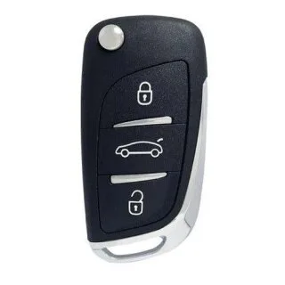 Klapsleutel behuizing geschikt voor Peugeot 208, 308, 3008, 508 e.a. en Opel – 3 knoppen (10RC1PG)