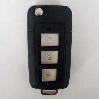 Klapsleutel behuizing geschikt voor Kia – 3 knoppen (04RC1KI)