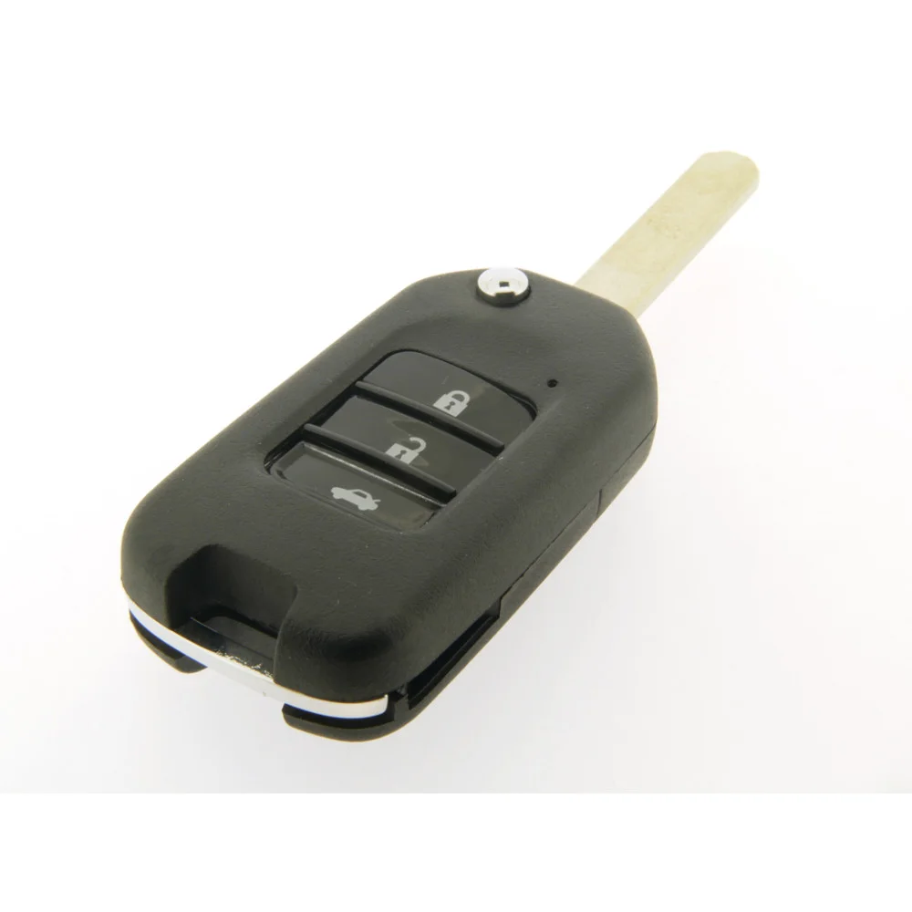 Klapsleutel behuizing geschikt voor Honda Civic, Accord, Jazz, CR-V – 3 knoppen (12RC1HO)