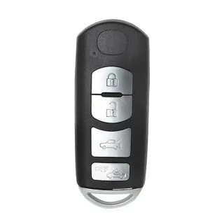 Smart key (keyless) geschikt voor Mazda 2, 3, 6, MX-5 en Fiat – 4 knoppen – 433 MHz (06R1MZ)