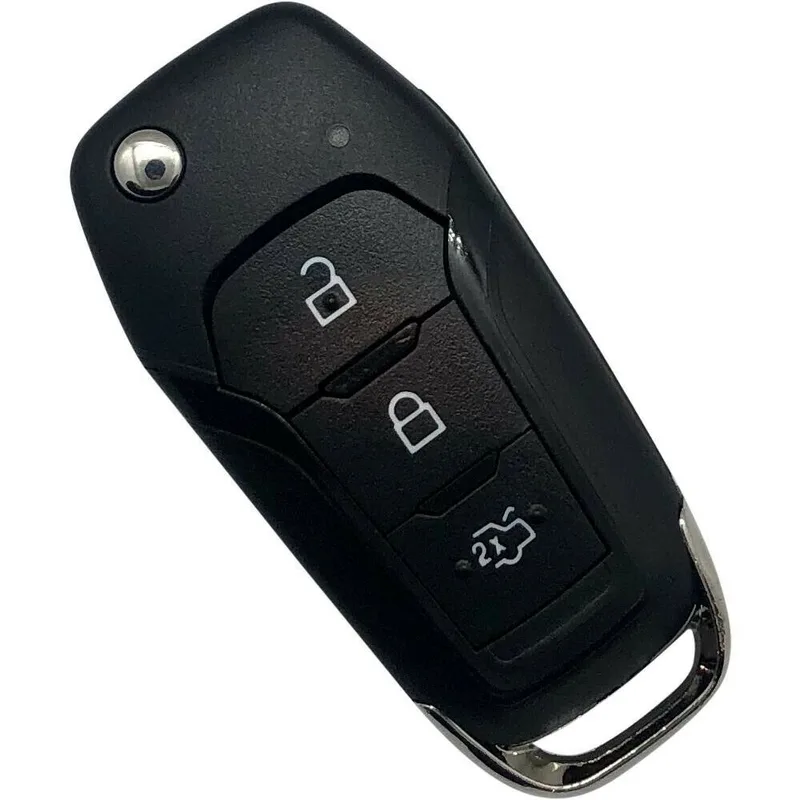Klapsleutel met afstandsbediening geschikt voor Ford Focus, Grand C-Max, C-Max, Mondeo – 3 knoppen – 433 MHz (07R1FO)