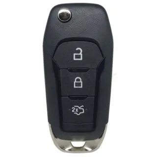 Klapsleutel met afstandsbediening geschikt voor Ford Transit, Tourneo Custom – 3 knoppen – 433 MHz (15R1FO)
