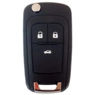 Klapsleutel met keyless go geschikt voor Opel Insignia – 3 knoppen – 433 MHz (EAR119IOP)