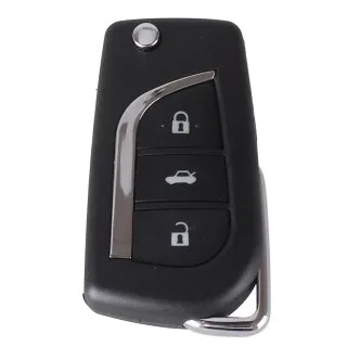 Klapsleutel behuizing geschikt voor Toyota Camry, Corolla, Avensis en Lexus – 3 knoppen (50YRC1TO)